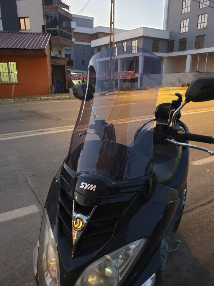 MOTOCAM SYM Joyride 200 Ön Cam 2009-2018 Model 53cm Füme Renkli 4mm