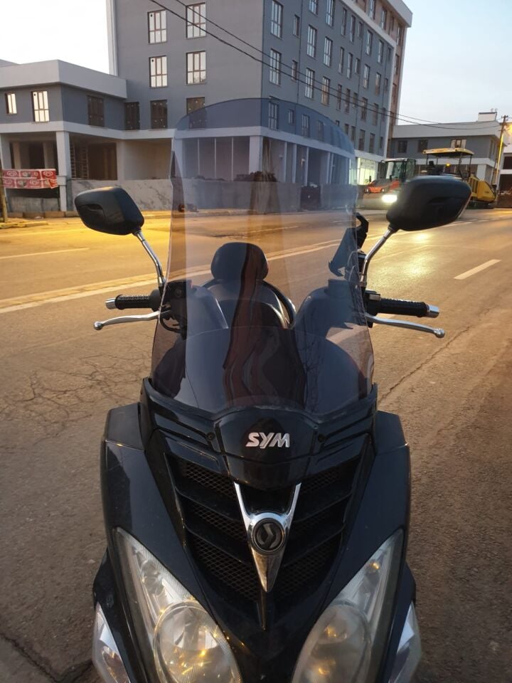 MOTOCAM SYM Joyride 200 Ön Cam 2009-2018 Model 53cm Füme Renkli 4mm