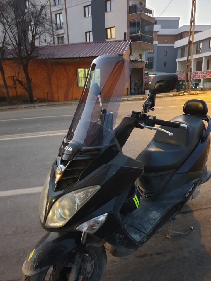 MOTOCAM SYM Joyride 200 Ön Cam 2009-2018 Model 53cm Füme Renkli 4mm