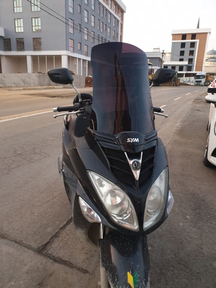 MOTOCAM SYM Joyride 200 Ön Cam 2009-2018 Model 53cm Siyah Renkli 4mm