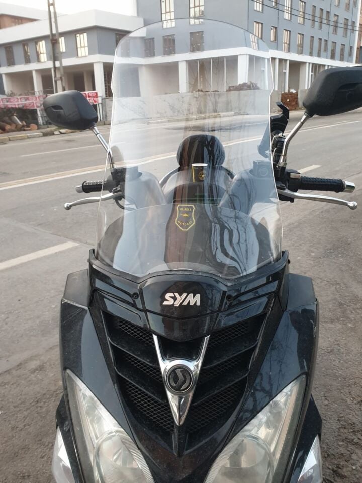 MOTOCAM SYM Joyride 200 Ön Cam 2009-2018 Model 53cm Şeffaf Renkli 4mm