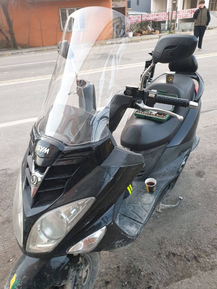 MOTOCAM SYM Joyride 200 Ön Cam 2009-2018 Model 53cm Şeffaf Renkli 4mm