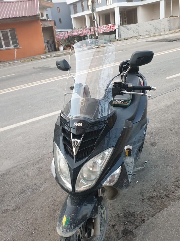 MOTOCAM SYM Joyride 200 Ön Cam 2009-2018 Model 53cm Şeffaf Renkli 4mm