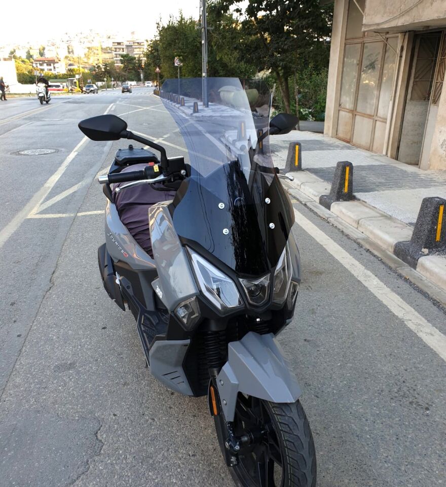 MOTOCAM SYM Joyride 300 Ön Cam 2023-2026 Model 65cm Füme Renkli 4mm ORTA BOYLU