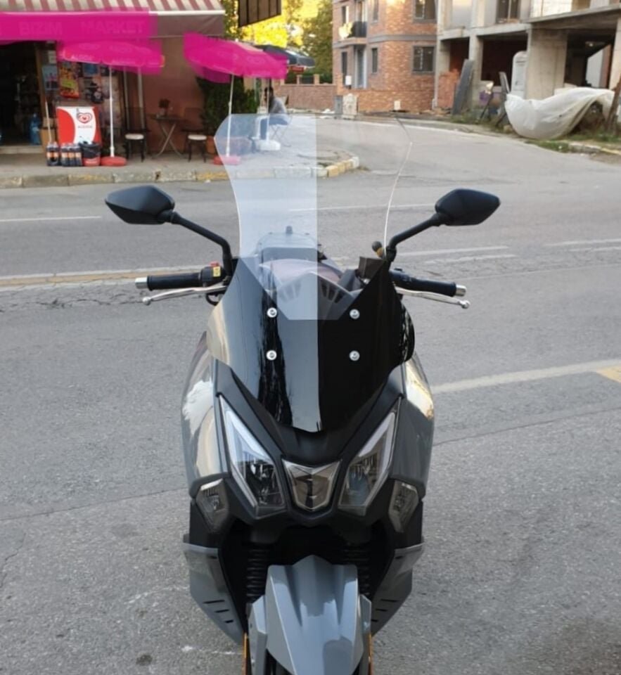 MOTOCAM SYM Joyride 300 Ön Cam 2023-2026 Model 65cm Şeffaf Renkli 4mm ORTA BOYLU