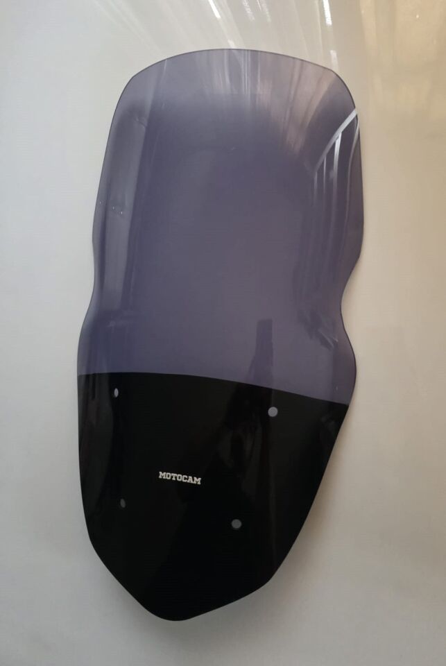 MOTOCAM Küba Newcity 50 Ön Cam 2023-2026 Model 58cm Füme Renkli 4mm ORJİNAL BOYLU