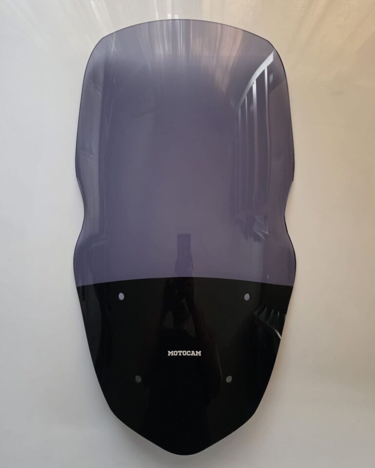 MOTOCAM Küba Newcity 50 Ön Cam 2023-2026 Model 58cm Füme Renkli 4mm ORJİNAL BOYLU