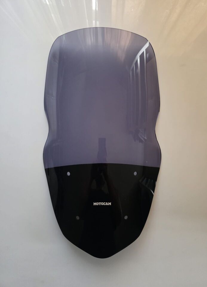 MOTOCAM Küba Newcity 50 Ön Cam 2023-2026 Model 58cm Füme Renkli 4mm ORJİNAL BOYLU