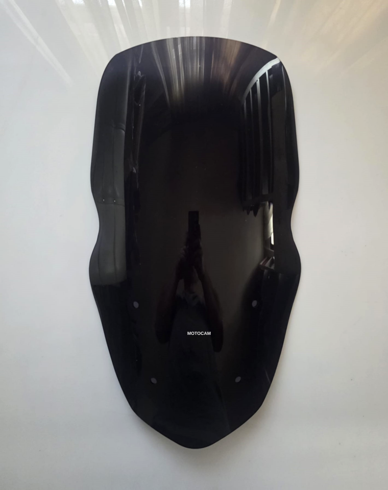 MOTOCAM Küba Newcity 50 Ön Cam 2023-2026 Model 58cm Siyah Renkli 4mm ORJİNAL BOYLU
