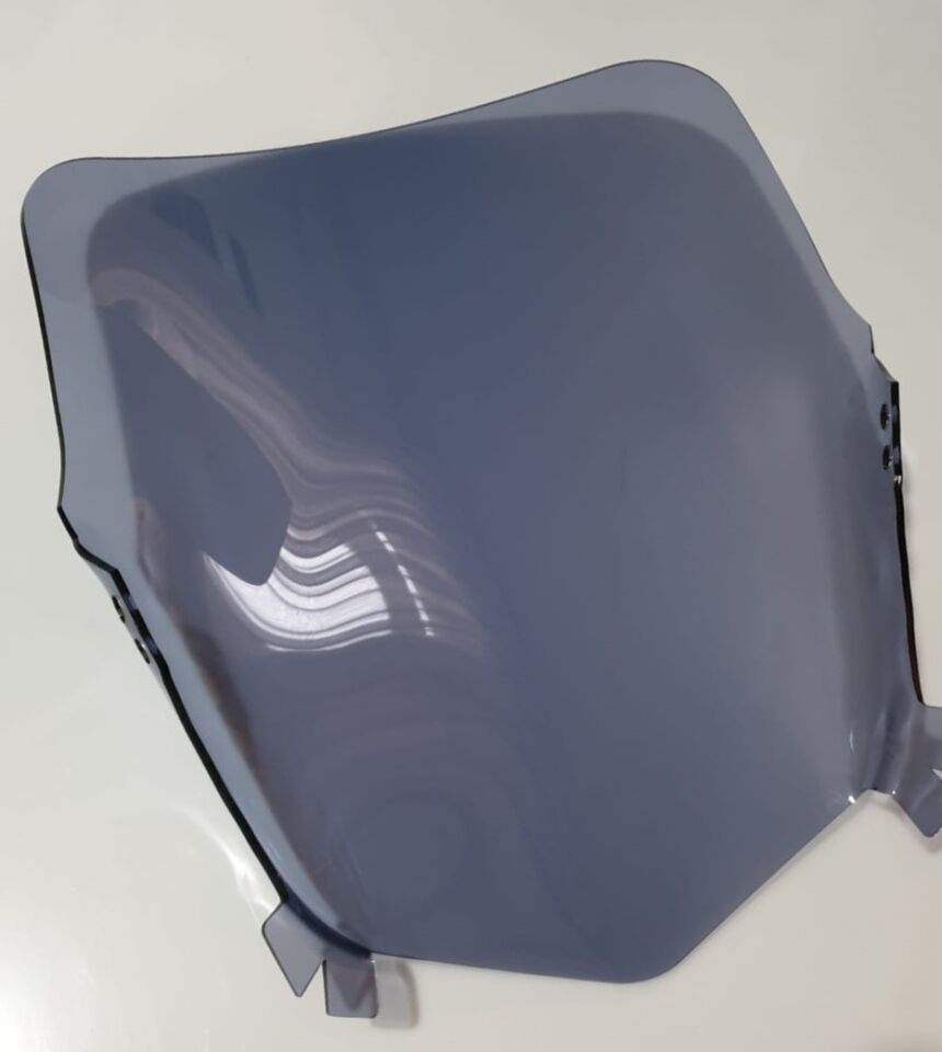 MOTOCAM CF Moto Jetmax 250 Ön Cam 2012-2016 Model 50cm Füme Renkli 4mm