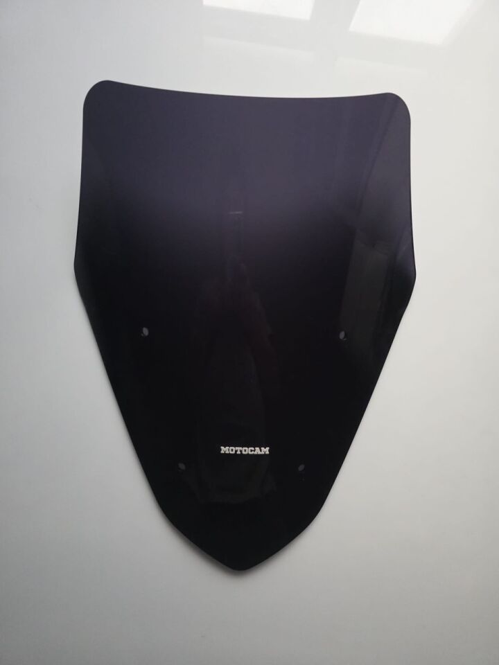 MOTOCAM Salcano Wind 150 Ön Cam 2023-2026 Model 43cm Siyah Renkli SPORTİF
