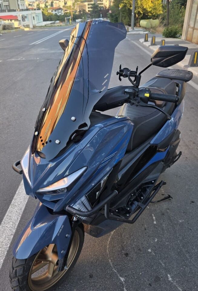 MOTOCAM Küba Newcity 50 Ön Cam 2023-2026 Model 65cm Siyah Renkli 4mm