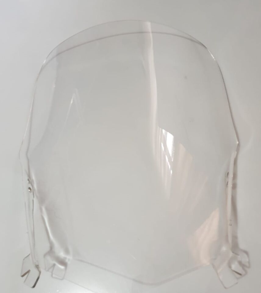 MOTOCAM CF Moto Jetmax 250 Ön Cam 2012-2016 Model 50cm Şeffaf Renkli 4mm