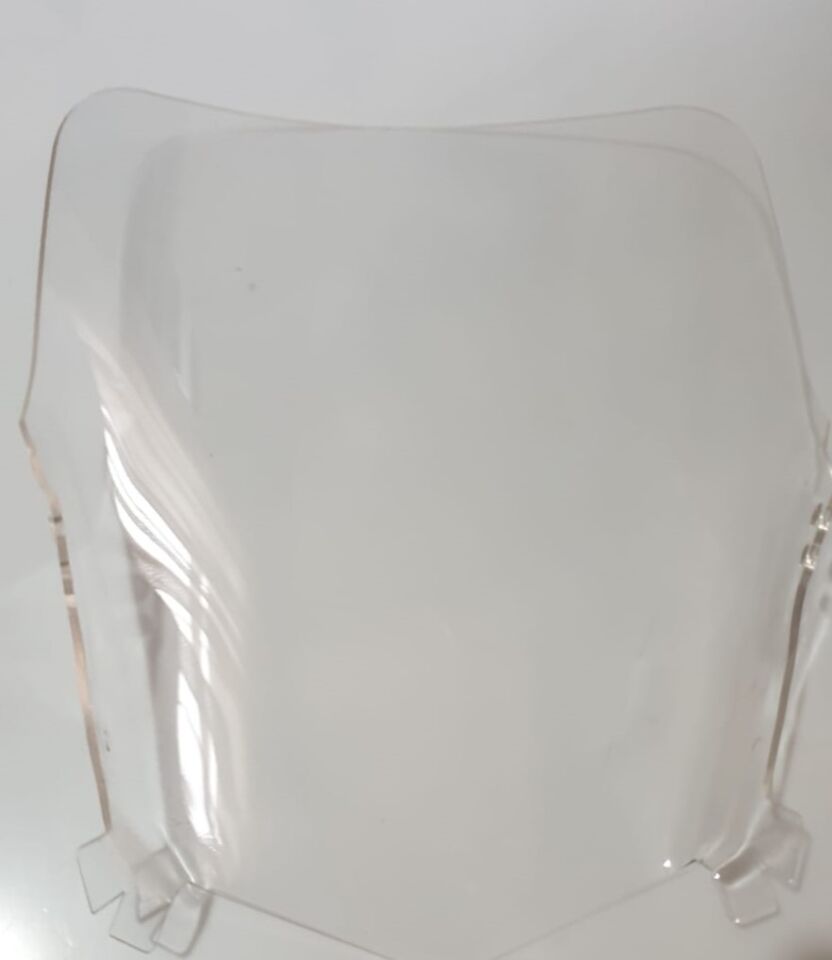 MOTOCAM CF Moto Jetmax 250 Ön Cam 2012-2016 Model 50cm Şeffaf Renkli 4mm