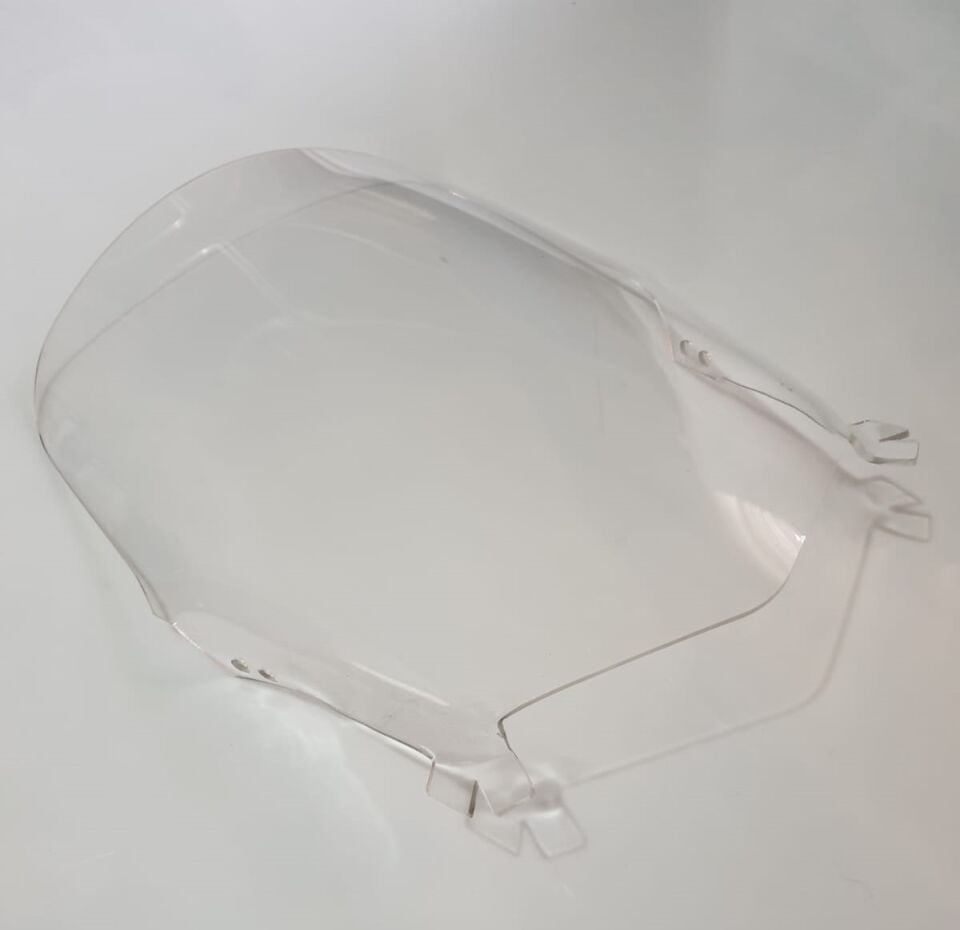 MOTOCAM CF Moto Jetmax 250 Ön Cam 2012-2016 Model 50cm Şeffaf Renkli 4mm