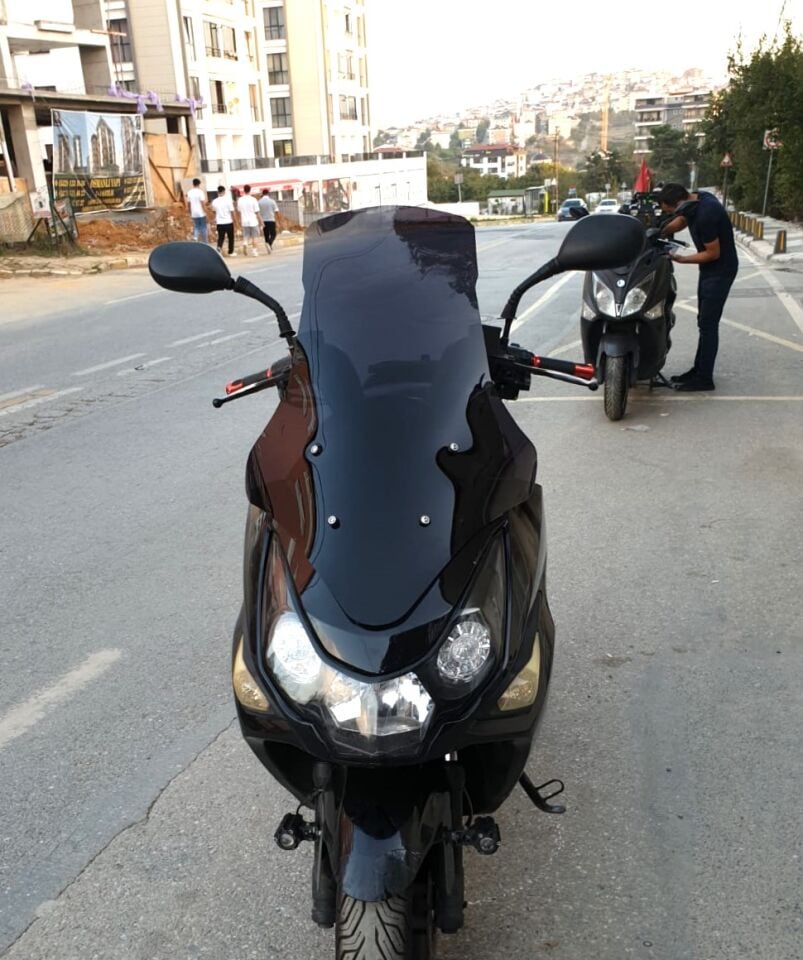 MOTOCAM Daelim S3 Advance Ön Cam 2010-2018 Model 77cm Siyah Renkli 4mm