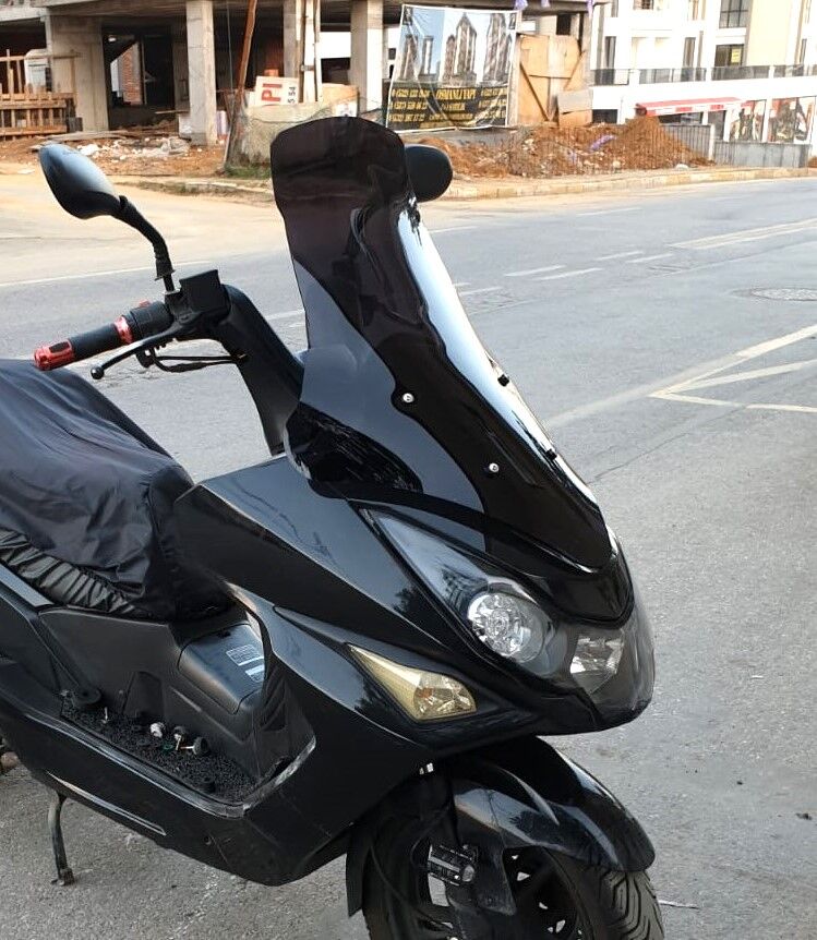 MOTOCAM Daelim S3 Advance Ön Cam 2010-2018 Model 77cm Siyah Renkli 4mm