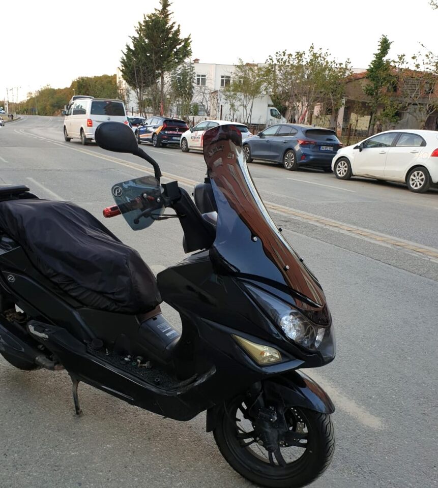 MOTOCAM Daelim S3 Advance Ön Cam 2010-2018 Model 77cm Siyah Renkli 4mm