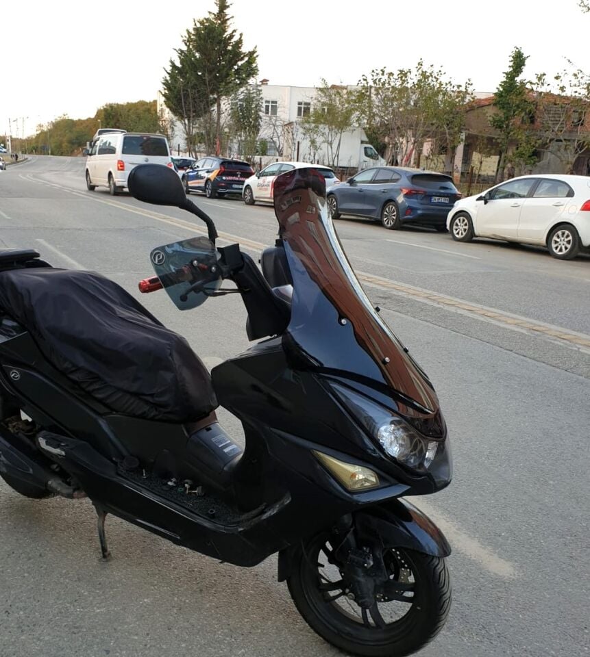 MOTOCAM Daelim S3 Advance Ön Cam 2010-2018 Model 77cm Siyah Renkli 4mm