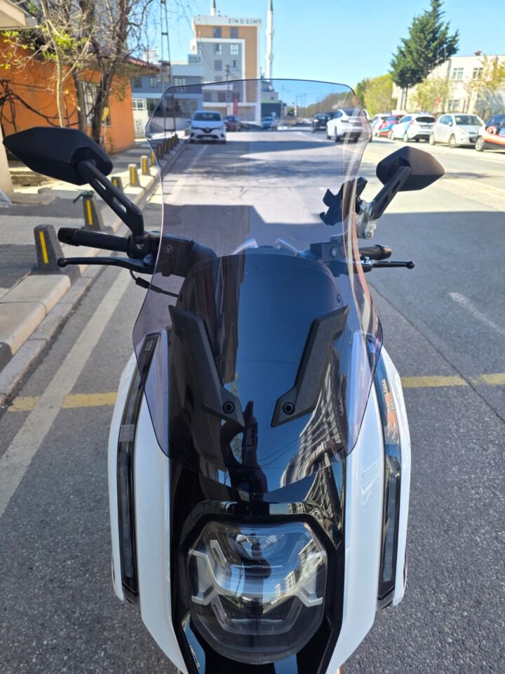 MOTOCAM Dofern JDF 250 T Ön Cam 2024-2026 Model 60cm Füme Renkli 4mm UZUN