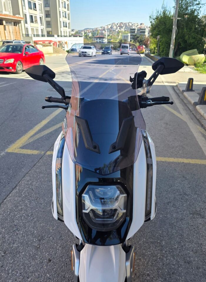 MOTOCAM Dofern JDF 250 T Ön Cam 2024-2026 Model 60cm Füme Renkli 4mm UZUN