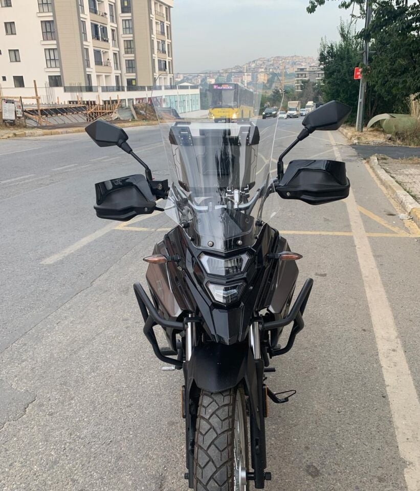 MOTOCAM SYM NHT 200 Ön Cam 2023-2026 Model 50cm Şeffaf Renkli 4mm