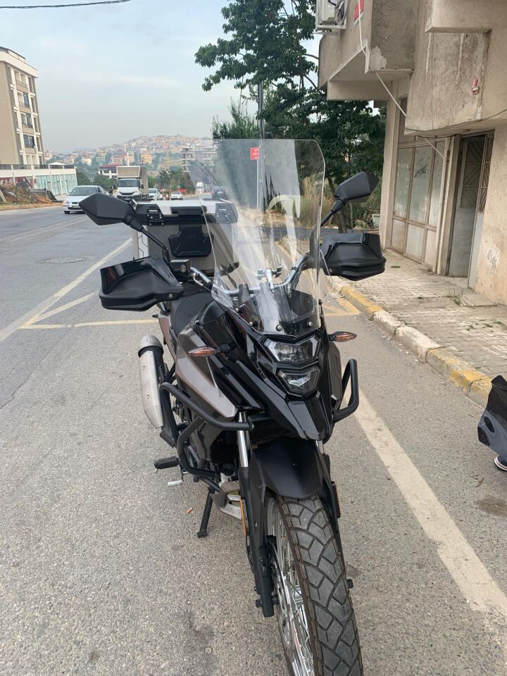 MOTOCAM SYM NHT 200 Ön Cam 2023-2026 Model 50cm Şeffaf Renkli 4mm