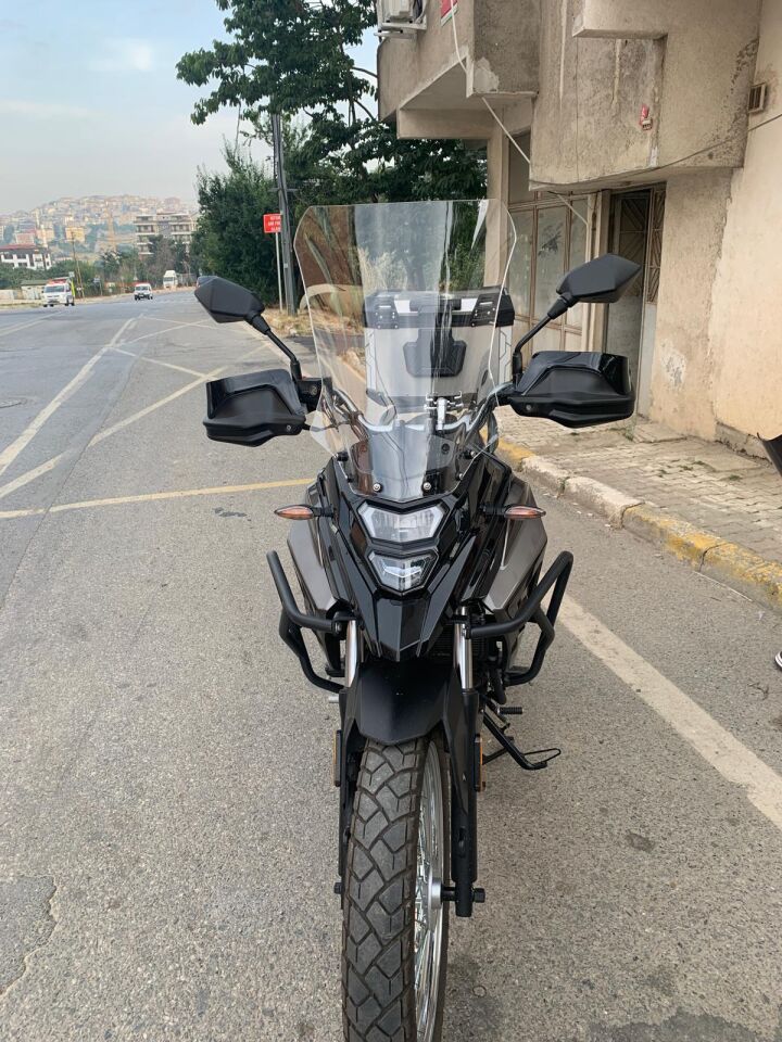 MOTOCAM SYM NHT 200 Ön Cam 2023-2026 Model 50cm Şeffaf Renkli 4mm