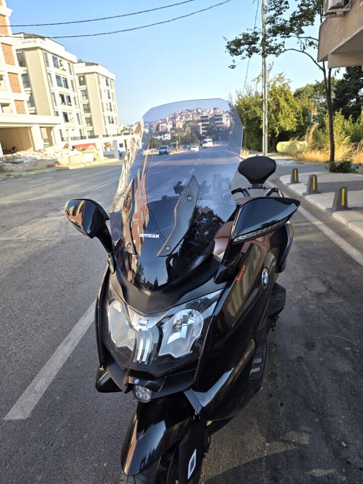 MOTOCAM Bmw C 650 GT Ön Cam 2011-2018 Model 75cm Füme Renkli 4mm