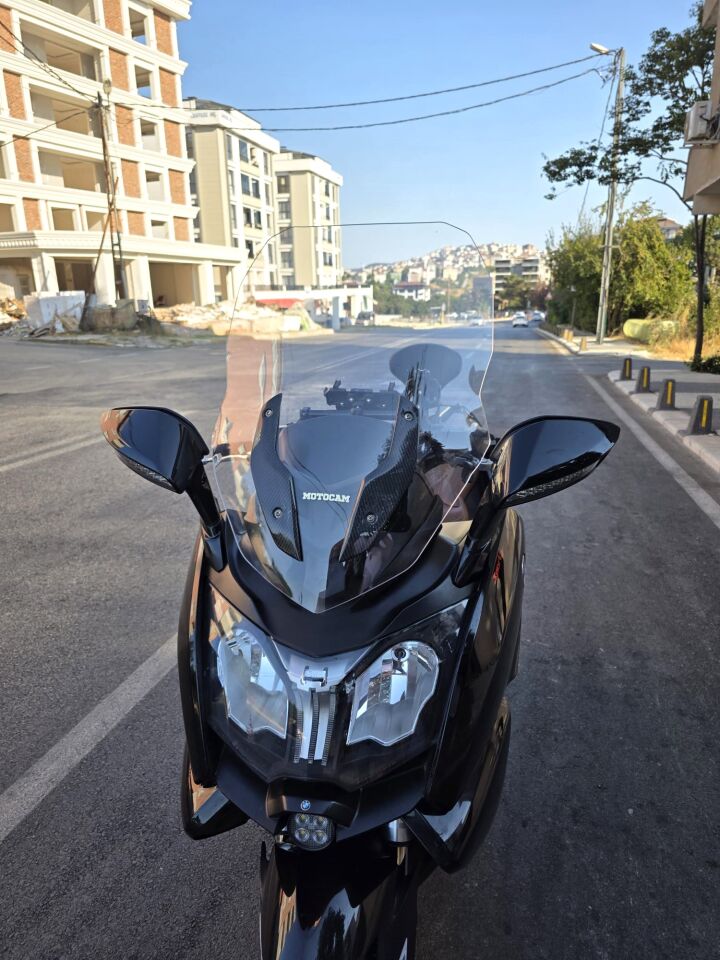 MOTOCAM Bmw C 650 GT Ön Cam 2011-2018 Model 75cm Şeffaf Renkli 4mm