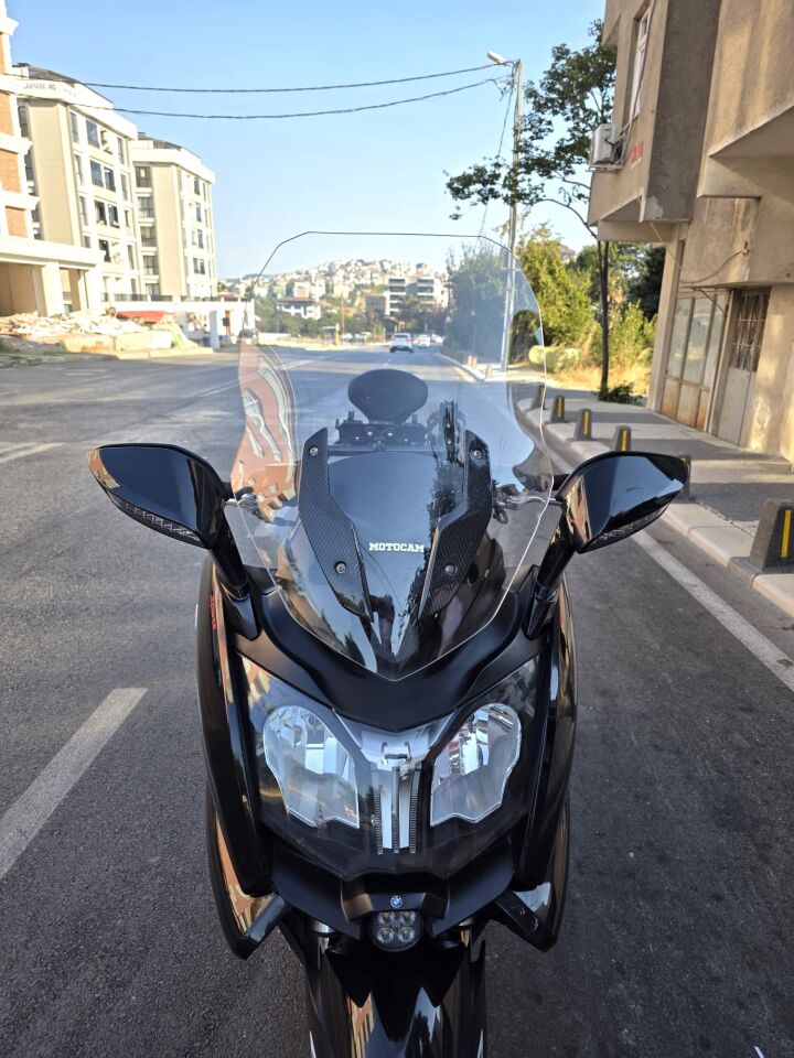 MOTOCAM Bmw C 650 GT Ön Cam 2011-2018 Model 75cm Şeffaf Renkli 4mm