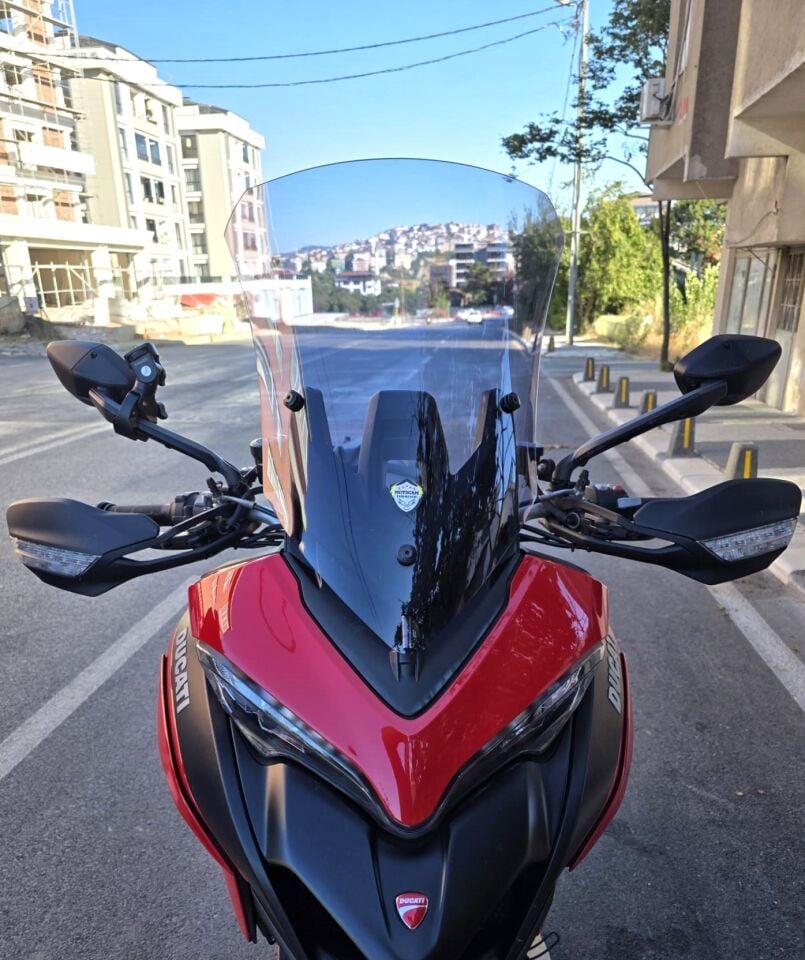 MOTOCAM Ducati Multistrada V2 Ön Cam 2022-2026 Model 60cm Füme Renkli 4mm