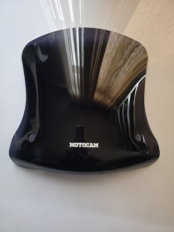 MOTOCAM Vespa GTV 300 Ön Cam 2011-2022 Model 42cm Siyah Renkli 4mm APARATSIZ