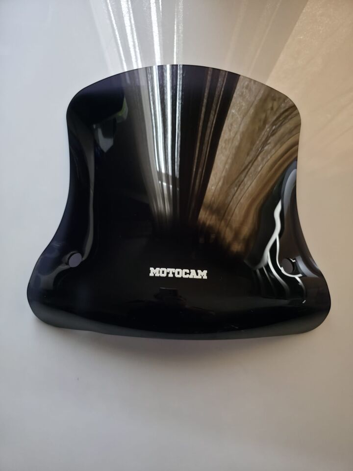 MOTOCAM Vespa GTV 300 Ön Cam 2011-2022 Model 42cm Siyah Renkli 4mm APARATSIZ