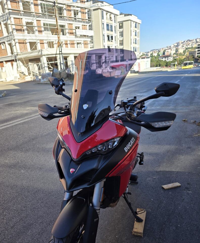 MOTOCAM Ducati Multistrada V2 Ön Cam 2022-2026 Model 60cm Siyah Renkli 4mm