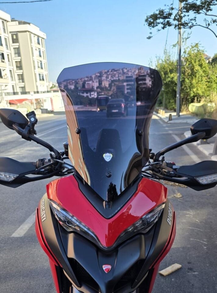 MOTOCAM Ducati Multistrada V2 Ön Cam 2022-2026 Model 60cm Siyah Renkli 4mm