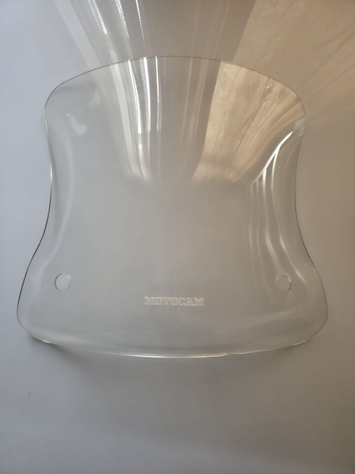 MOTOCAM Vespa GTV 300 Ön Cam 2011-2022 Model 42cm Şeffaf Renkli 4mm APARATSIZ