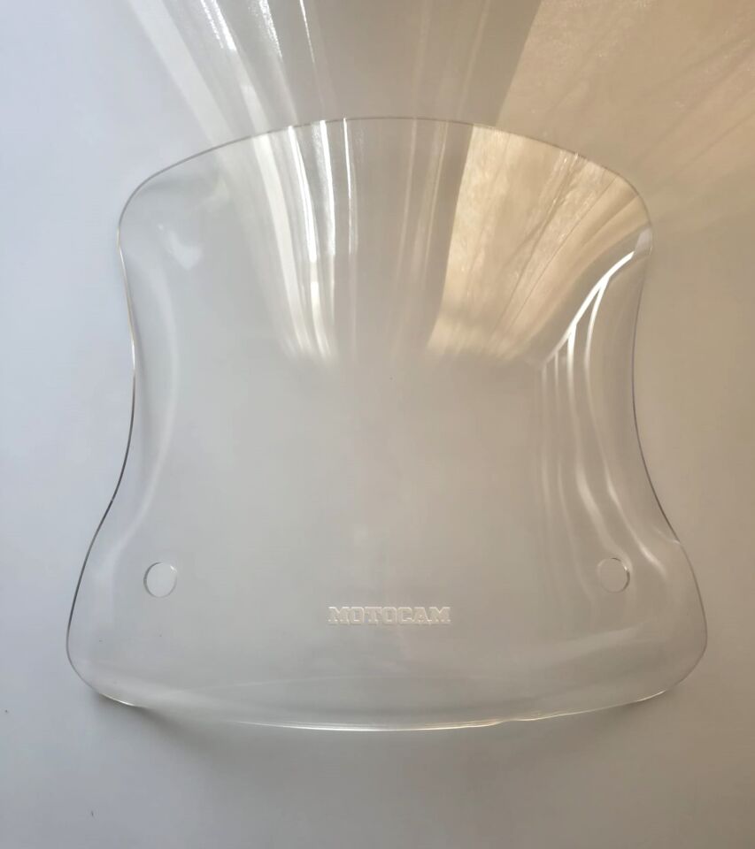 MOTOCAM Vespa GTV 300 Ön Cam 2011-2022 Model 42cm Şeffaf Renkli 4mm APARATSIZ