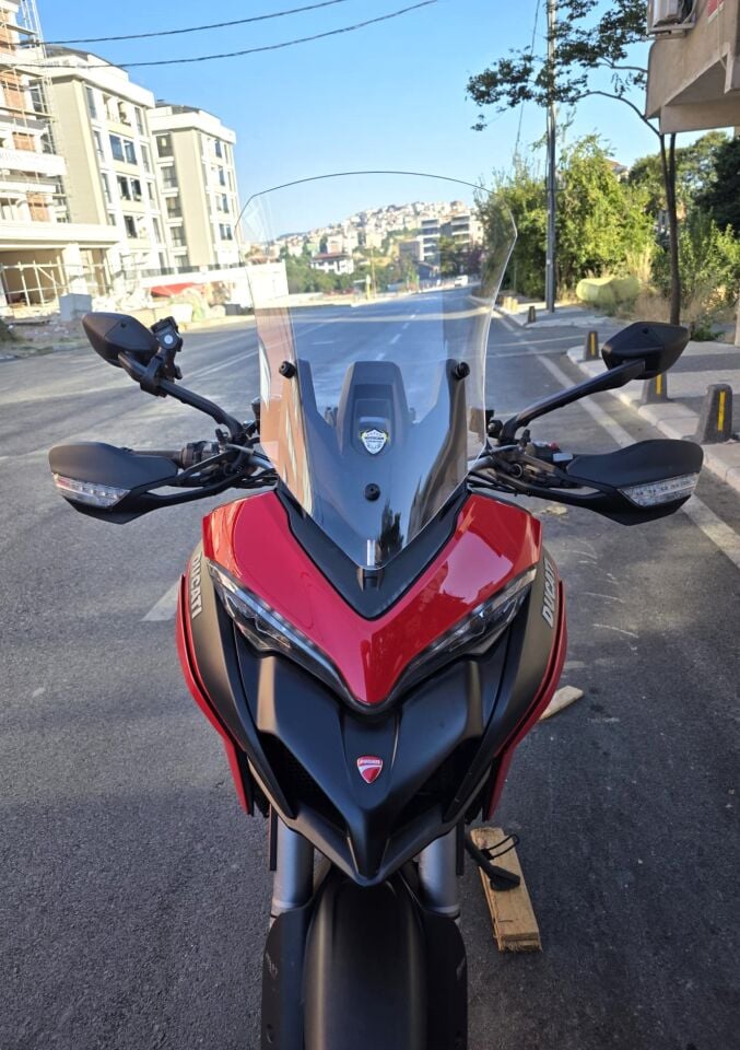 MOTOCAM Ducati Multistrada V2 Ön Cam 2022-2026 Model 60cm Şeffaf Renkli 4mm