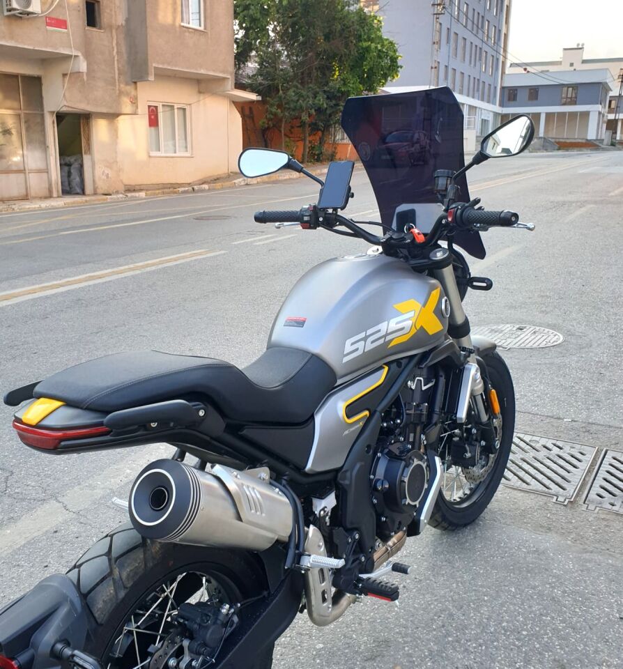 MOTOCAM Voge ACX 525 Ön Cam 2023-2026 Model 58cm Siyah Renkli 4mm