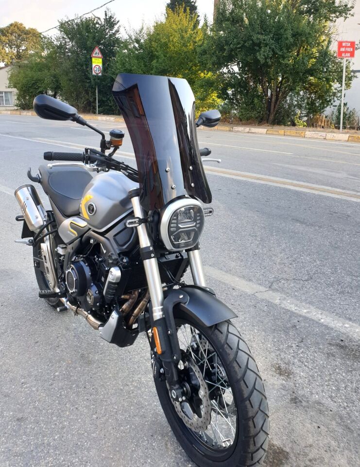 MOTOCAM Voge ACX 525 Ön Cam 2023-2026 Model 58cm Siyah Renkli 4mm