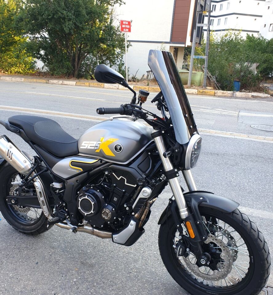 MOTOCAM Voge ACX 525 Ön Cam 2023-2026 Model 58cm Siyah Renkli 4mm