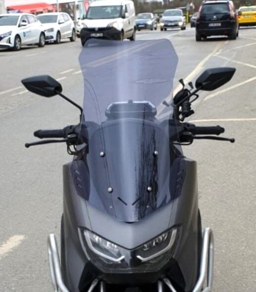 MOTOCAM Falcon Cmax 155 Ön Cam 2023-2026 Model 65cm Füme Renkli 4mm ORTA BOYLU