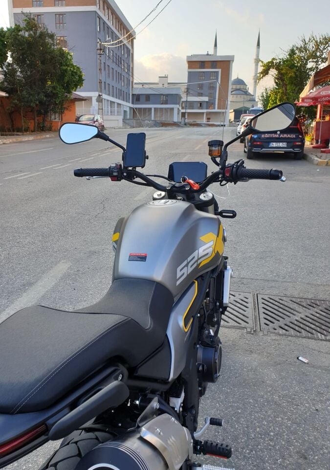 MOTOCAM Voge ACX 525 Ön Cam 2023-2026 Model 58cm Şeffaf Renkli 4mm