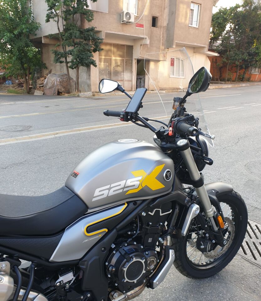 MOTOCAM Voge ACX 525 Ön Cam 2023-2026 Model 58cm Şeffaf Renkli 4mm