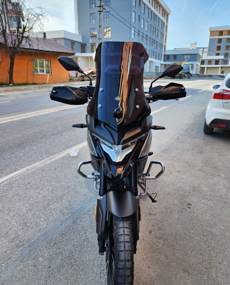 MOTOCAM Voge DS 300 Ön Cam 2021-2026 Model 55cm Siyah Renkli 4mm