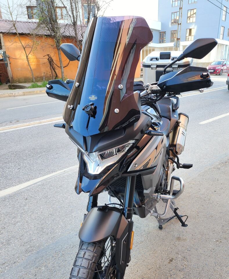 MOTOCAM Voge DS 300 Ön Cam 2021-2026 Model 55cm Siyah Renkli 4mm