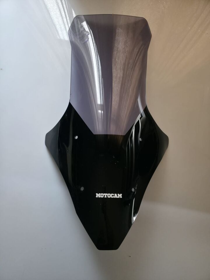 MOTOCAM Falcon Cmax 155 Ön Cam 2023-2026 Model 78cm Füme Renkli 4mm UZUN