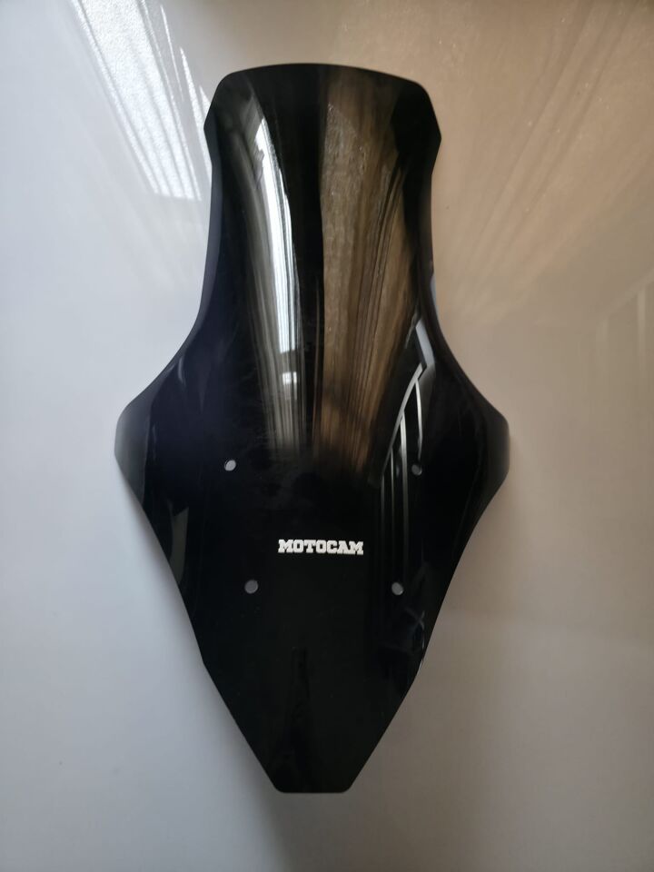 MOTOCAM Falcon Cmax 155 Ön Cam 2023-2026 Model 78cm Siyah Renkli 4mm UZUN