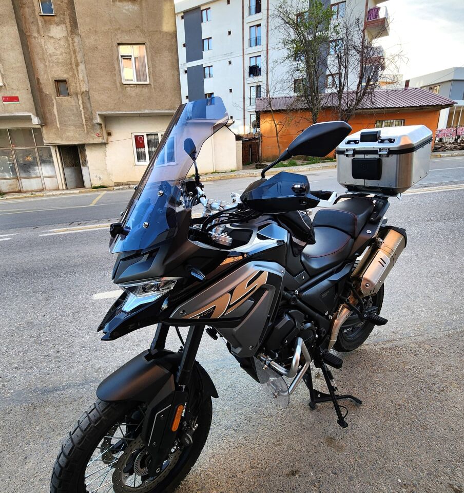 MOTOCAM Voge DS 500 Ön Cam 2021-2026 Model 55cm Füme Renkli 4mm